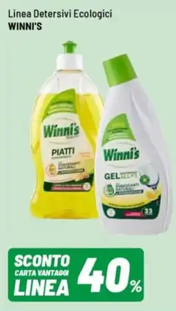 Iper La Grande Linea Detersivi Ecologici WINNI'S offerta