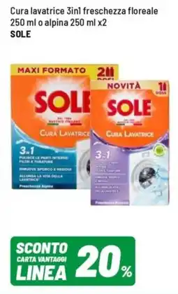 Iper La Grande Cura lavatrice 3in1 freschezza floreale o alpina SOLE offerta