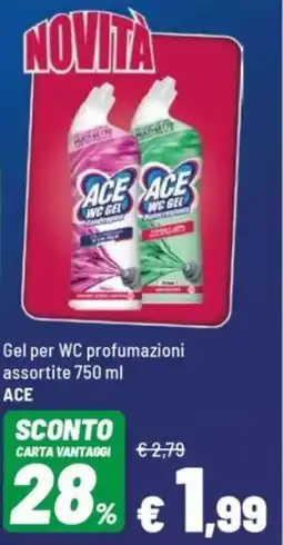 Iper La Grande Gel per WC ACE offerta