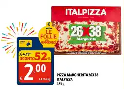 Tigros Pizza margherita 26x38 ITALPIZZA offerta