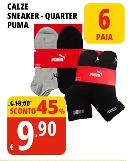 Tigros Calze sneaker-quarter PUMA offerta