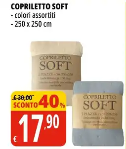 Tigros Copriletto soft offerta