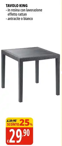 Tigros Tavolo king offerta