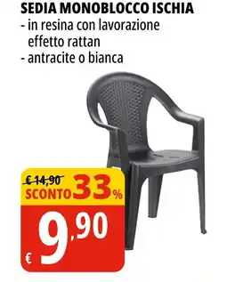 Tigros Sedia monoblocco ischia offerta