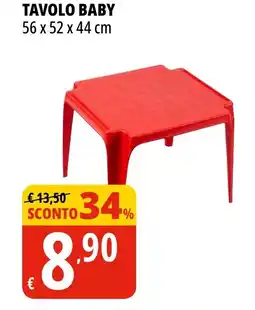 Tigros Tavolo baby offerta