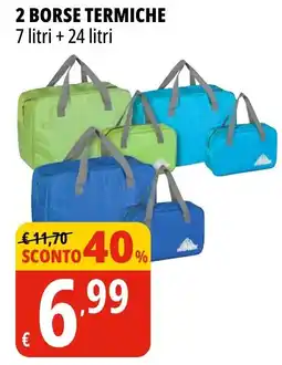 Tigros 2 borse termiche offerta