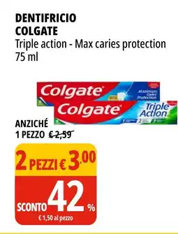 Tigros Dentifricio COLGATE offerta