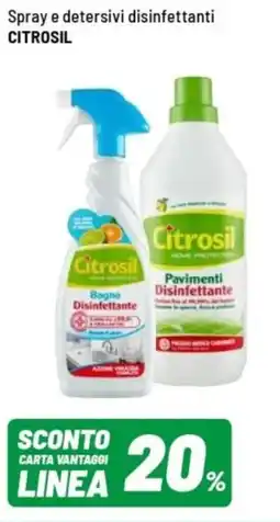 Iper La Grande Spray e detersivi disinfettanti CITROSIL offerta