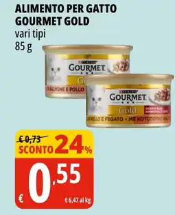 Tigros Alimento per gatto GOURMET GOLD offerta