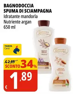 Tigros Bagnodoccia SPUMA DI SCIAMPAGNA offerta