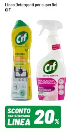 Iper La Grande Linea Detergenti per superfici CIF offerta