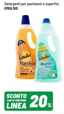 Iper La Grande Detergenti per pavimenti o superfici EMULSIO offerta