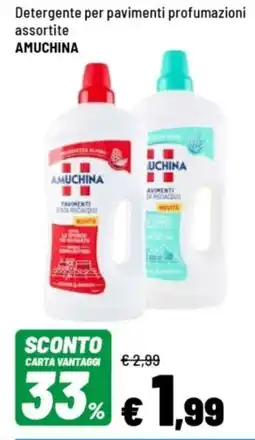 Iper La Grande Detergente per pavimenti AMUCHINA offerta