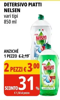 Tigros Detersivo piatti NELSEN offerta