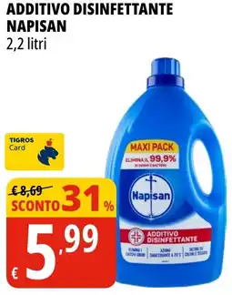 Tigros Additivo disinfettante NAPISAN offerta