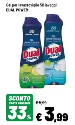 Iper La Grande Gel per lavastoviglie DUAL POWER offerta