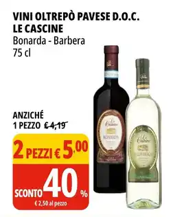 Tigros Vini oltrepò pavese d.o.c. LE CASCINE offerta