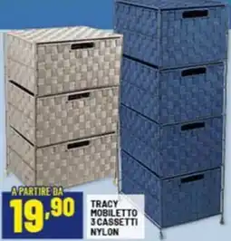 Risparmio Casa Tracy mobiletto 3 cassetti nylon offerta
