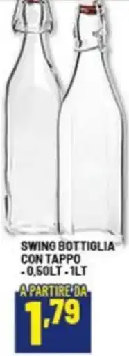 Risparmio Casa Swing bottiglia con tappo offerta