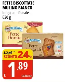 Tigros Fette biscottate MULINO BIANCO offerta