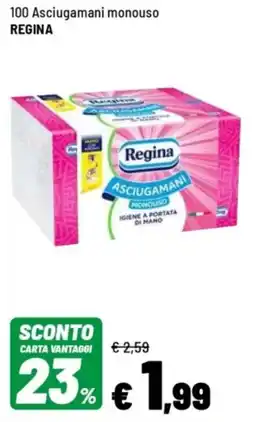 Iper La Grande 100 Asciugamani monouso REGINA offerta