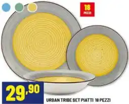 Risparmio Casa Urban tribe set piatti offerta