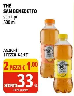 Tigros Thè SAN BENEDETTO offerta