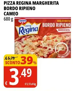 Tigros Pizza regina margherita bordo ripieno CAMEO offerta