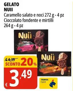 Tigros Gelato NUII offerta