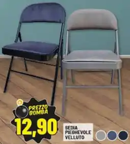 Risparmio Casa Sedia pieghevole velluto offerta