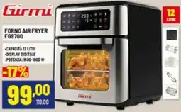 Risparmio Casa Girmi FORNO AIR FRYER FG9700 offerta