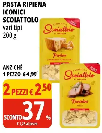Tigros Pasta ripiena iconici SCOIATTOLO offerta