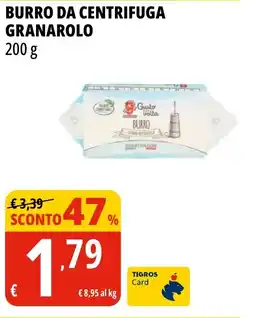 Tigros Burro da centrifuga GRANAROLO offerta