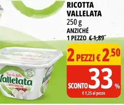 Tigros Ricotta VALLELATA offerta