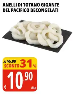 Tigros Anelli di totano gigante del pacifico decongelati offerta