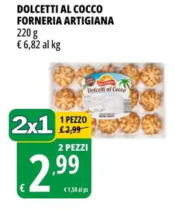 Tigros Dolcetti al cocco forneria artigiana offerta