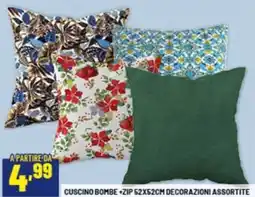 Risparmio Casa Cuscino bombe+zip 52x52cm offerta