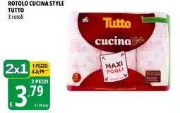 Tigros Rotolo cucina style TUTTO offerta