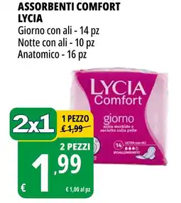 Tigros Assorbenti comfort LYCIA offerta