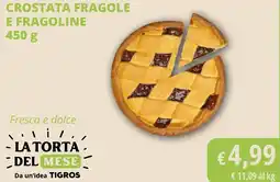 Tigros Crostata fragole e fragoline offerta