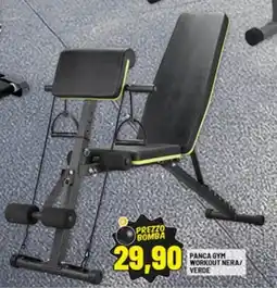Risparmio Casa Panca gym workout nera/ verde offerta