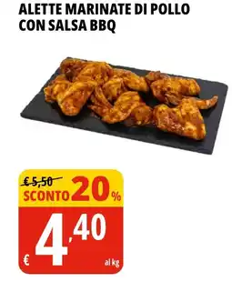 Tigros Alette marinate di pollo con salsa bbq offerta