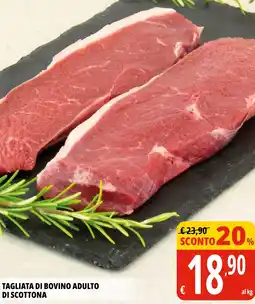 Tigros Tagliata di bovino adulto di scottona offerta