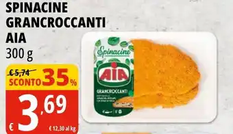 Tigros Spinacine grancroccanti AIA offerta