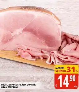 Tigros Prosciutto cotto alta qualità gran tenerone offerta
