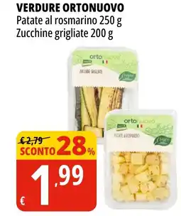 Tigros Verdure ortonuovo patate al rosmarino, zucchine grigliate offerta