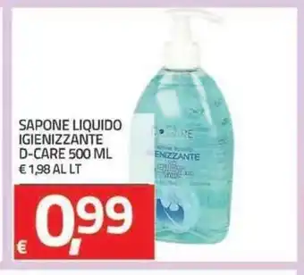 TuoDi D-Care Sapone Liquido Igienizzante 500ml offerta