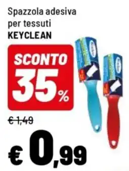 Iper La Grande Spazzola adesiva per tessuti KEYCLEAN offerta