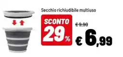 Iper La Grande Secchio richiudibile multiuso offerta