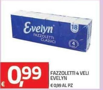 TuoDi Evelyn Fazzoletti 4 veli offerta